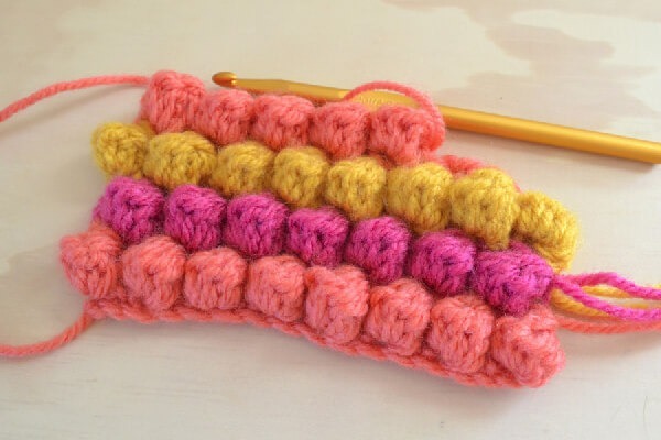 Bobble Stitch Crochet Tutorial ⋆ Dream a Little Bigger