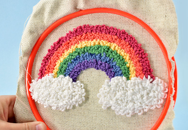 Loops & Threads Punch Needle Kit “Rainbow”