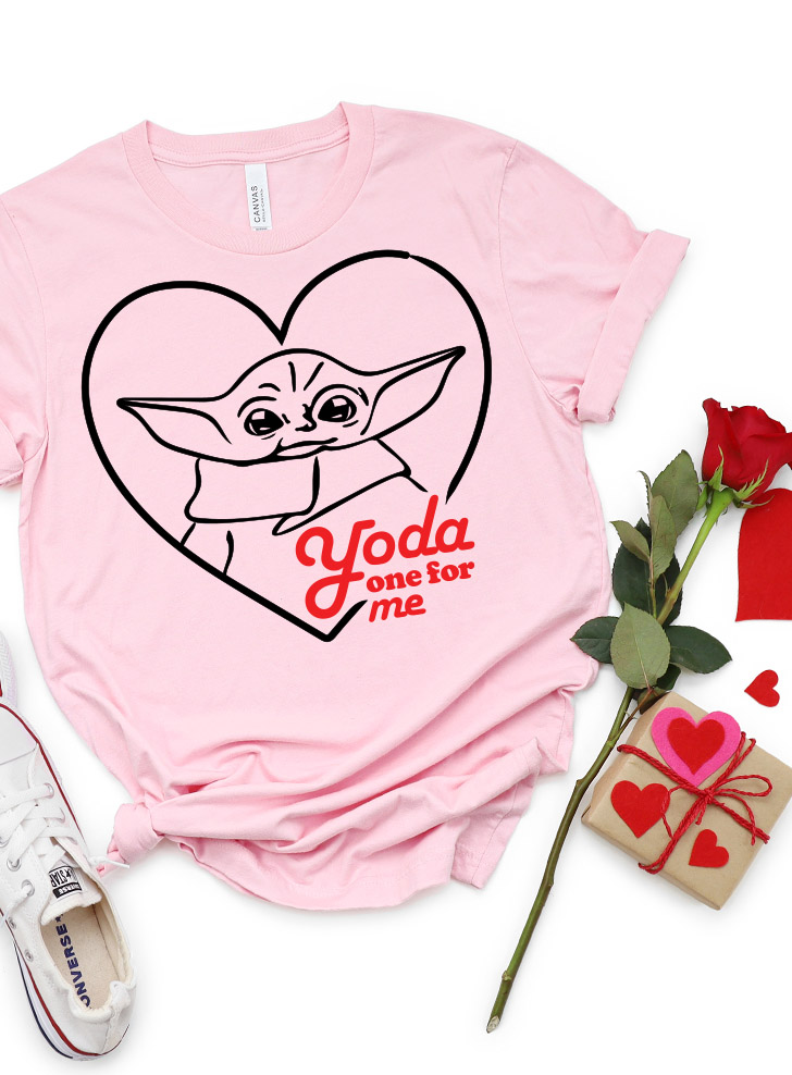 Download Yoda One For Me Free Valentine Svg Dream A Little Bigger SVG, PNG, EPS, DXF File